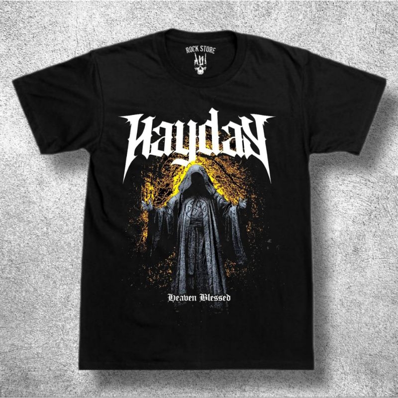 Tshirt Death metal Hayday heaven blessed Premium catton