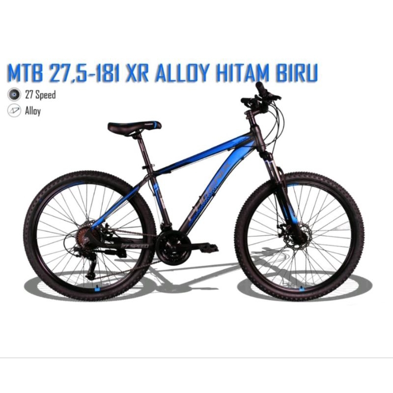 Sepeda Gunung MTB 26 inch Phoenix NP-2707 Phoenix 27,5 181XR Alloy Shimano