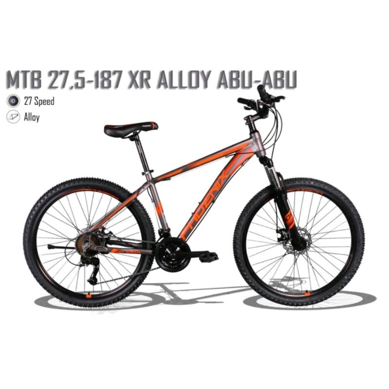 Sepeda Gunung MTB 27,5 inch Phoenix 187XR ALLOY Shimano