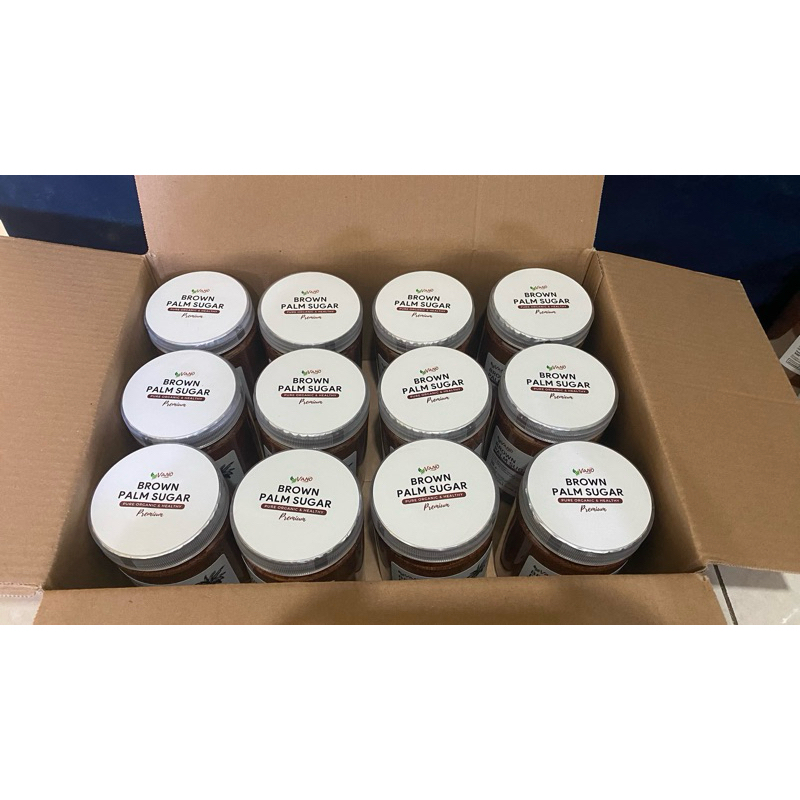 

Paket 1 Lusin, Isi 12 Vano Brown Sugar | Gula Palem