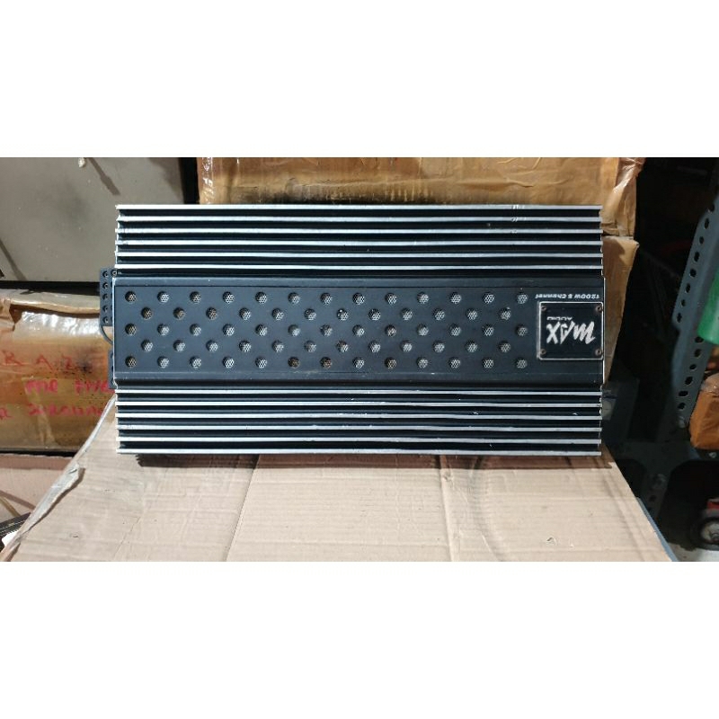 power amplifier mobil 5channel max audio ma1200.5 second normal siap pakai