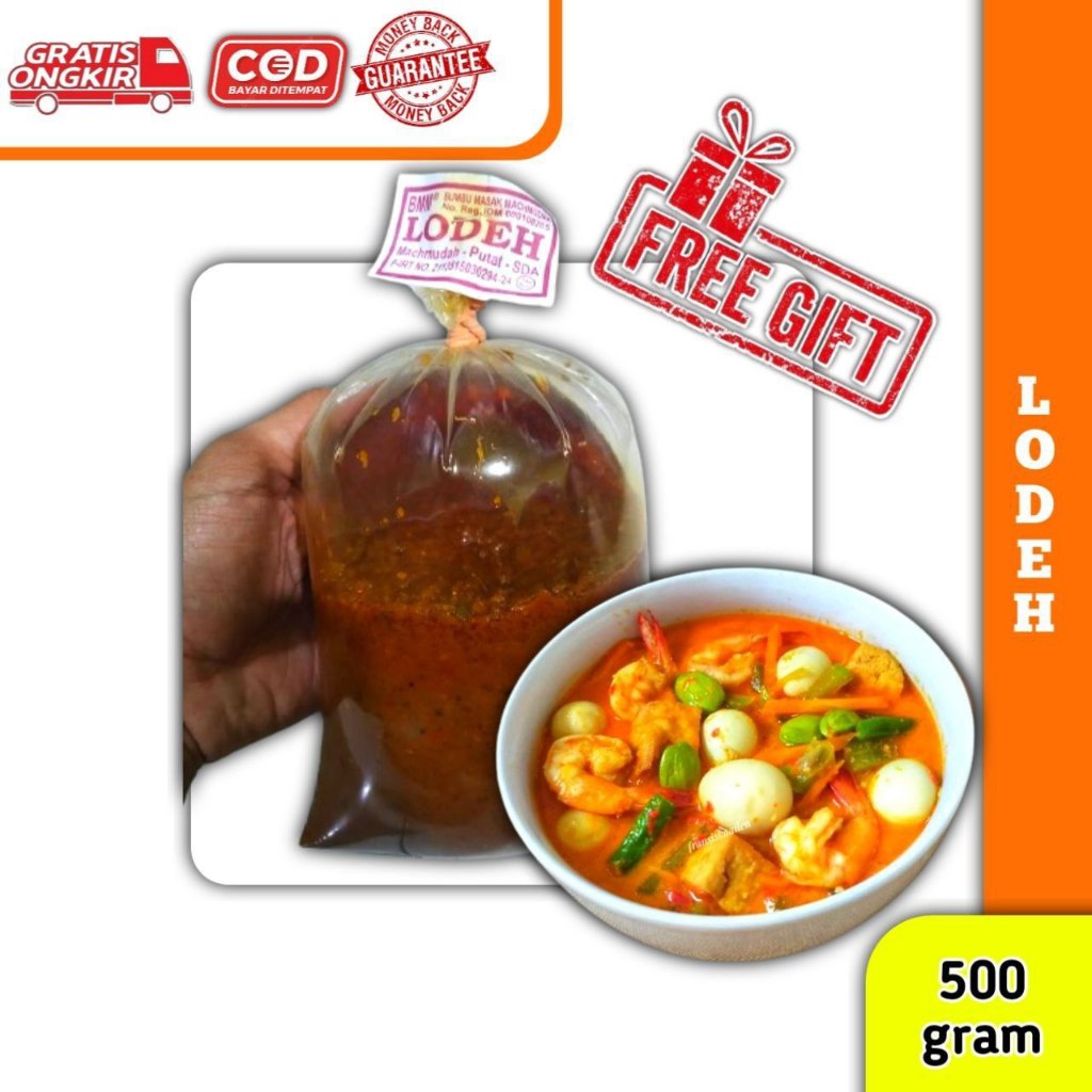 

[CO Dapat Bonus Premium] Bumbu Masak Machmudah Kiloan LODEH 500 Gram Bumbu BMM Bumbu Dapur Bumbu Masak Sidoarjo Bumbu Viral