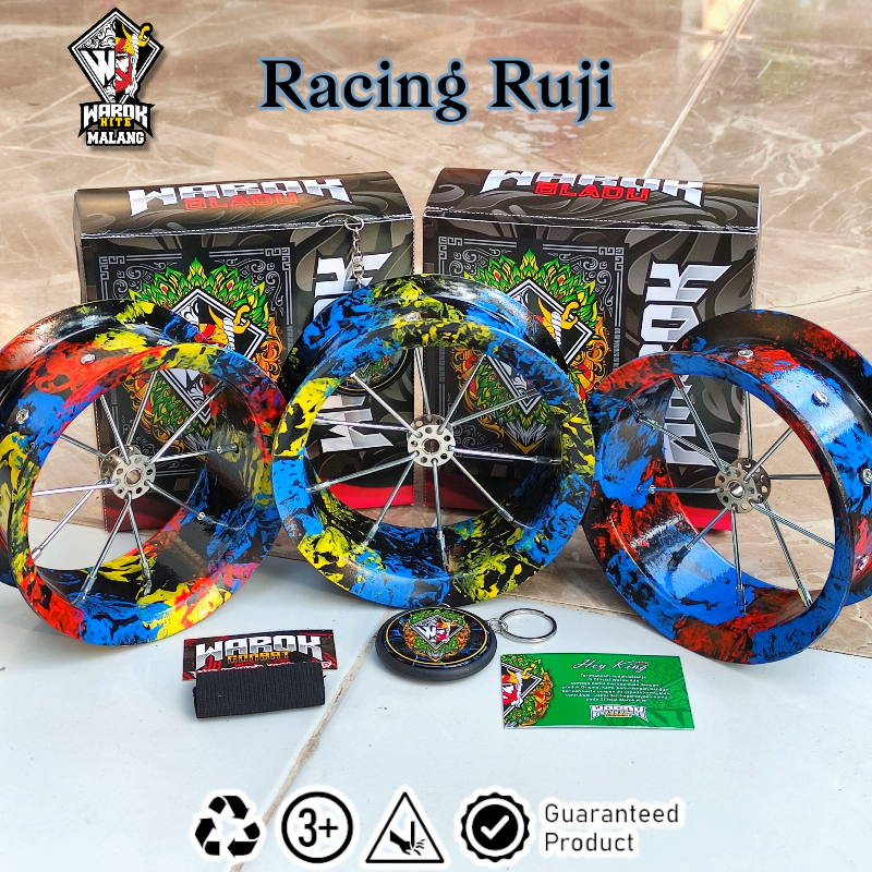 Bladu/Gulungan Racing Ruji keren 4Inch(Gratis Tambah Nama)