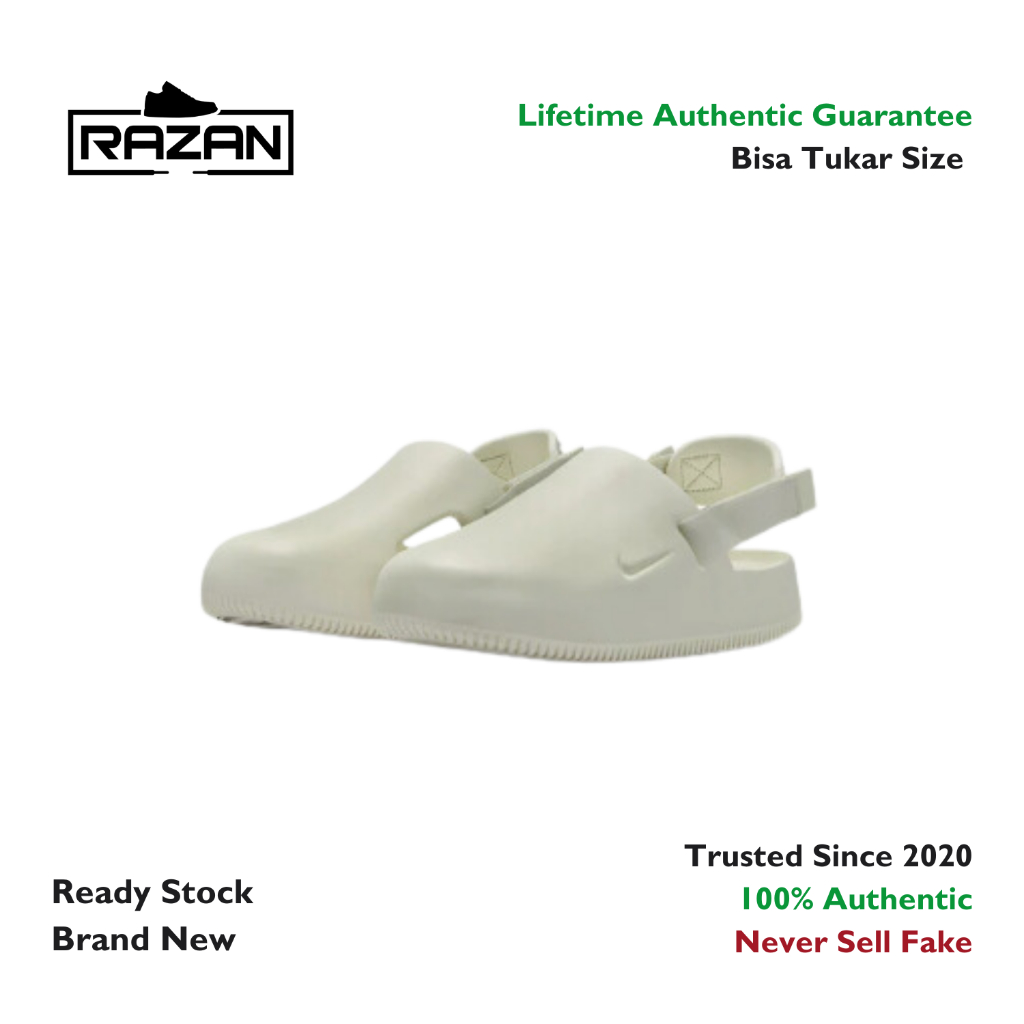 Nike Calm Mules Sea Glass 100% Authentic Original