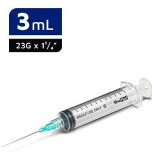 SPUIT 3 CC DISPOSABLE SYRINGE ONEMED JARUM SUNTIK