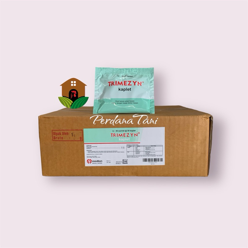 Trimezyn unggas / 1 box isi 30 pcs