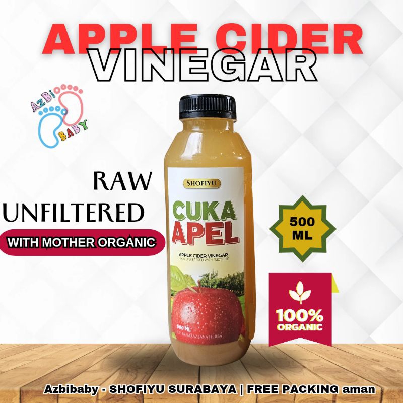 

Cuka probiotik alami fresh with mother/inang Shofiyu cuka apel kemasan 500ml asam urat kolesterol diet anti virus LANCAR DARAH RAWAT KULIT SEHAT PENCERNAAN HALAL BPOM BISA COD