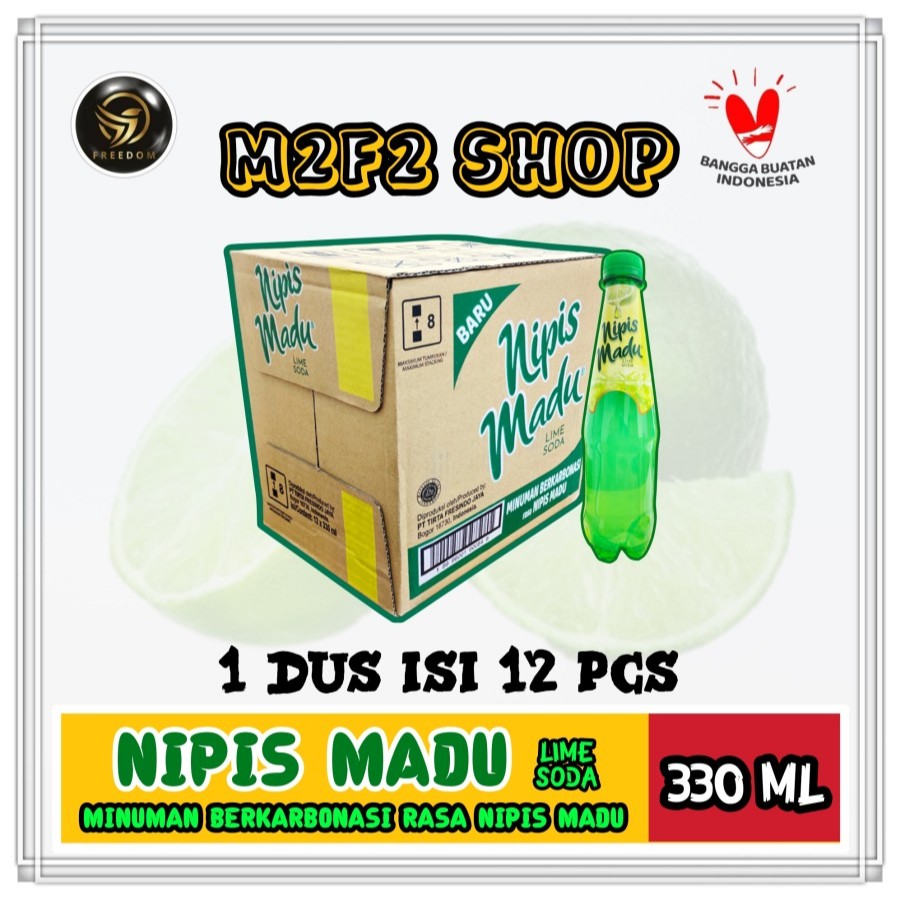 

Minuman NIpis Madu Lime Soda Botol Pet | Jeruk Nipis - 330 ml (Kemasan Karton)