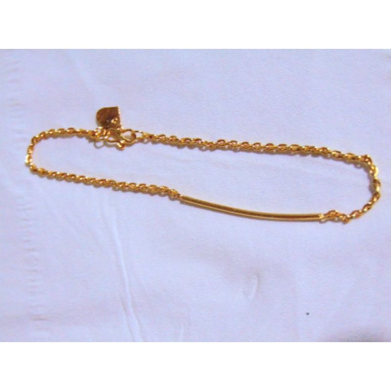 Gelang Emas Muda 2gr / Gelang Tangan Wanita/ Gelang Medan Emas Muda