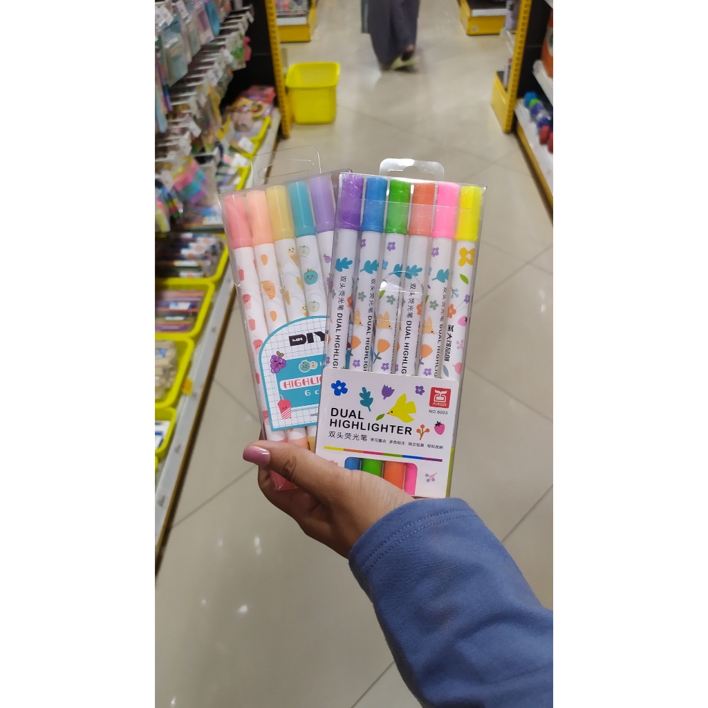 

Alat Tulis Highlighters 6 Colors by Mr Diy