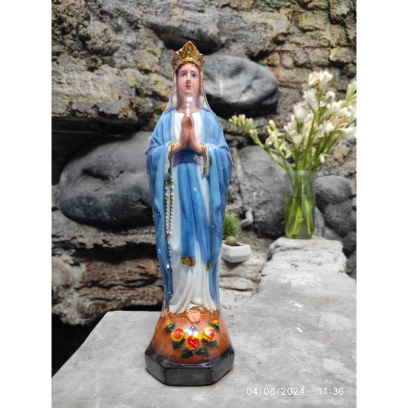 Patung Bunda Maria Lourdes 25 cm