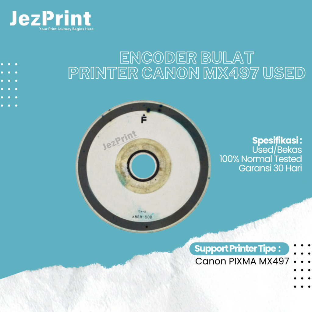 Encoder Bulat Canon MX497 Bekas Like New, Timing Disk MX497 Bekas