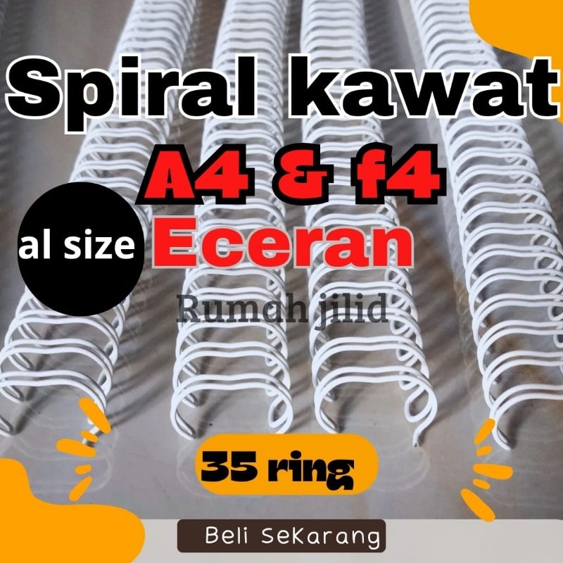 

SPIRAL KAWAT A4 ECERAN UK 1/4, 5/16,3/8,7/16,1/2,9/16 semua ukuran