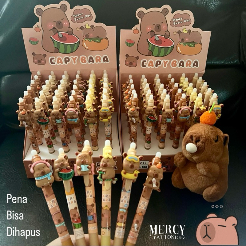 

Pena CAPYBARA Lotso Sanrio Bisa Dihapus Gelpen Cute Pen