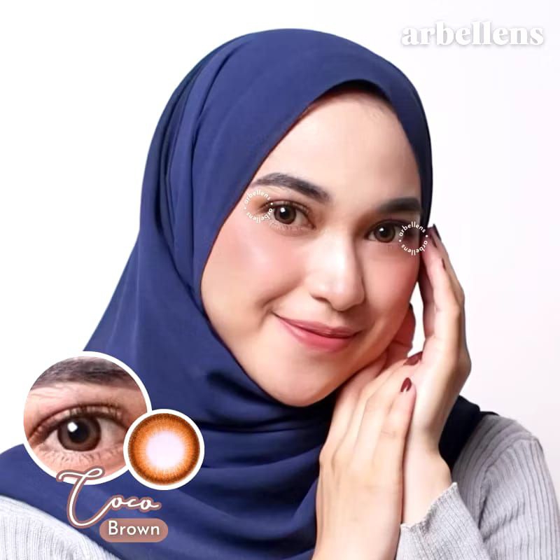 SOFTLENS TOP GEL COCO (NORMAL) SOFTLENS TOP GEL COCO BROWN GRAY CHOCO BLUE GROSIR SOFTLENS MURAH BAN