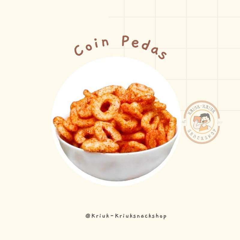 

KERUPUK IKAN PEDAS//SNACK RING PEDAS//KERUPUK COIN PEDAS//KRIUK-KRIUKSNACKSHOP MALANG