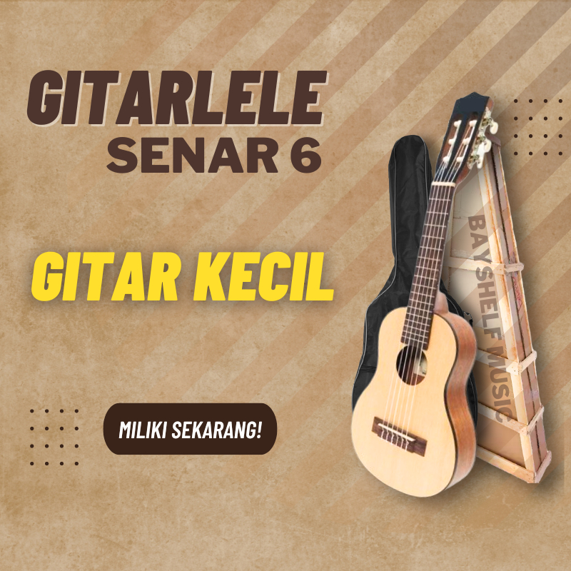 Gitar Yamaha GL1 Senar 6 Custom Gitarlele Guitalele Ukulele Junior