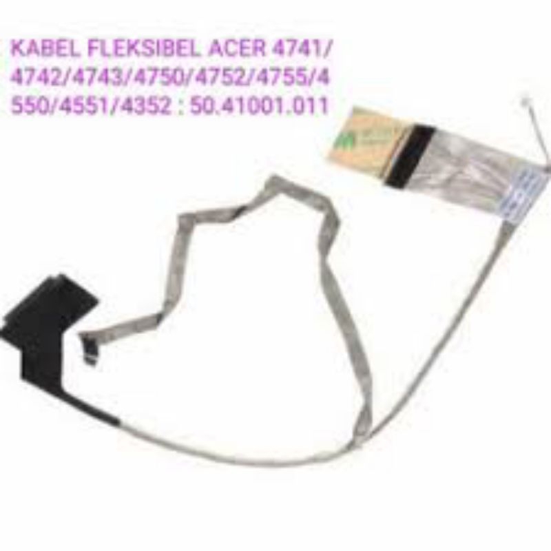 Fleksibel Flexible Kabel Lvds Acer 4750 4752 4752g 4755 Kode Je40-Hr
