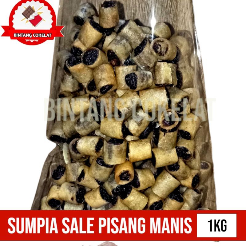

Sumpia sale pisang manis crispy cemilan kiloan murah