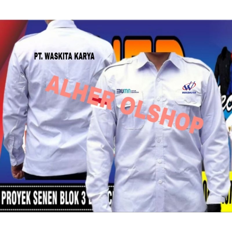 kemeja Waskita karya baju WASKITA KARYA seragam Waskita karya Pdh Waskita karya Pdl Waskita karya ke