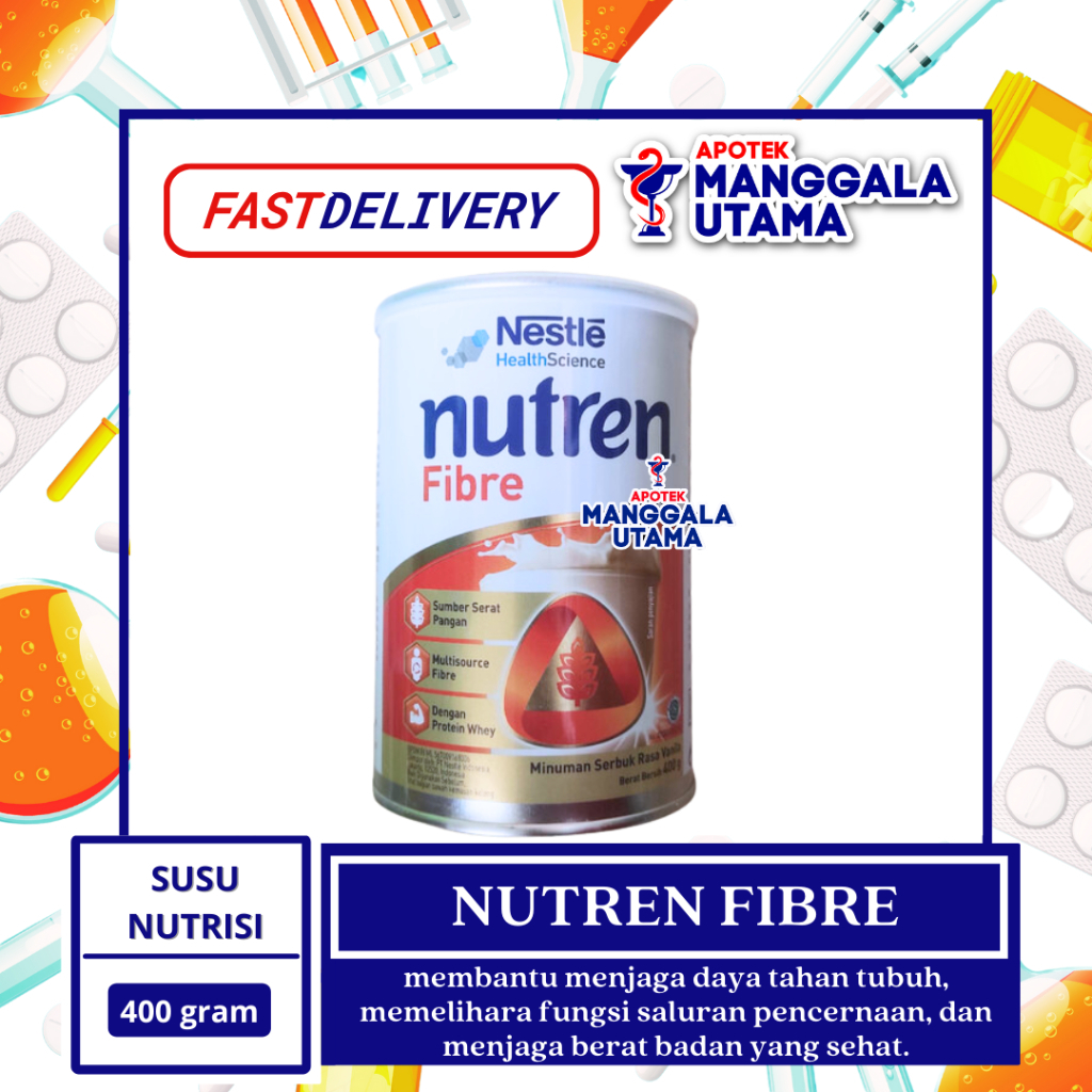 

NUTREN FIBRE SUSU KAYA SERAT 400 GR