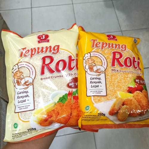 

TEPUNG ROTI J food Panko White 250g/j food panko mix 250g TEPUNG ROTI