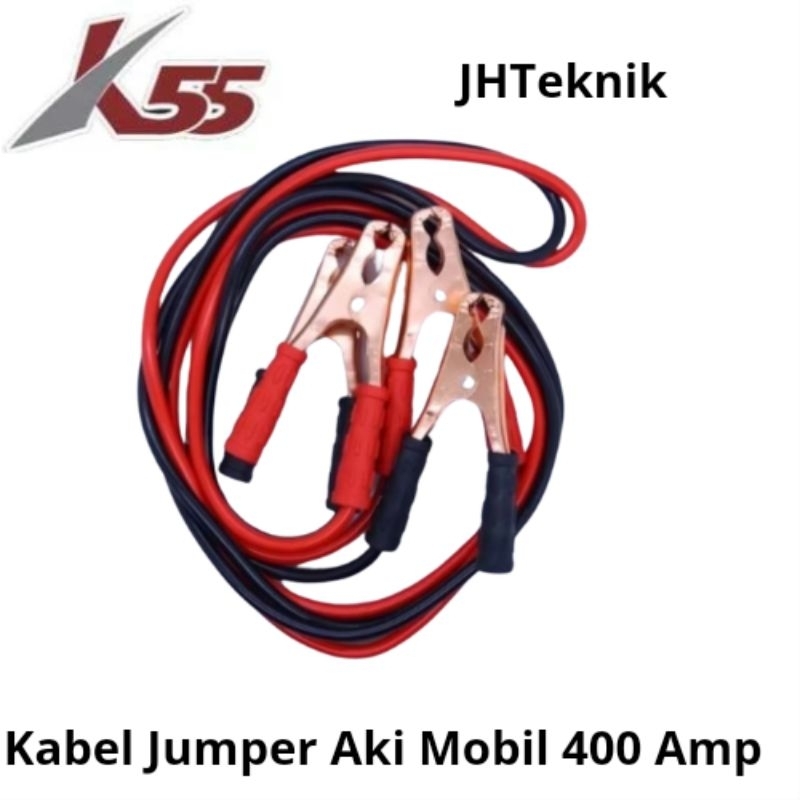 JHTeknik Kabel Jumper Aki Mobil 400 Amp k55/Booster Cable 400 Amp K55