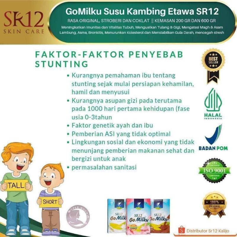 

Gomilku Susu Kambing Etawa SR12