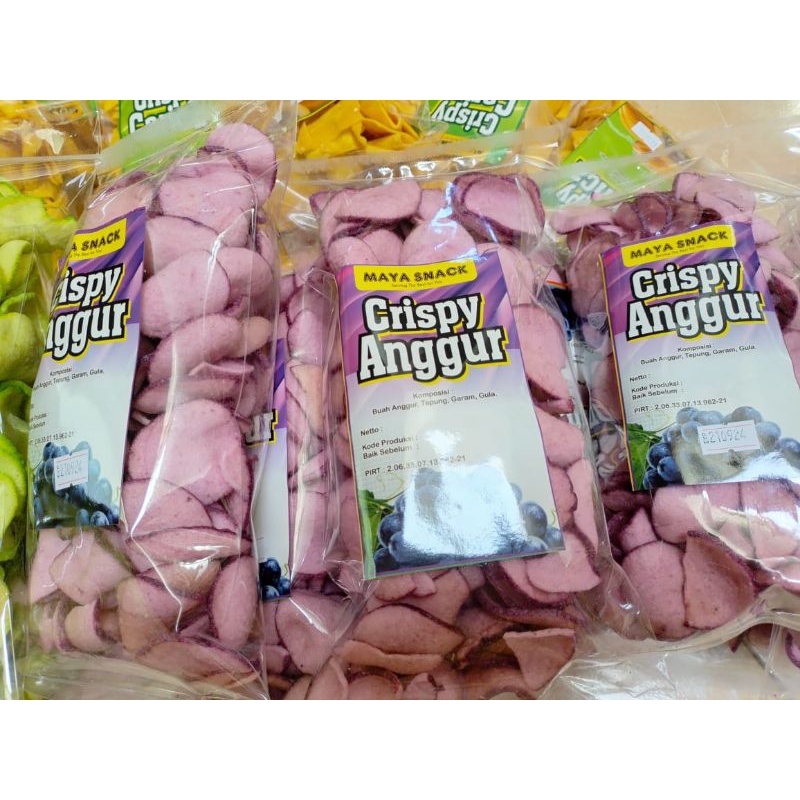 

KERIPIK ANGGUR CRISPY ANGGUR 100GR KERUPUK BUAH ANGGUR