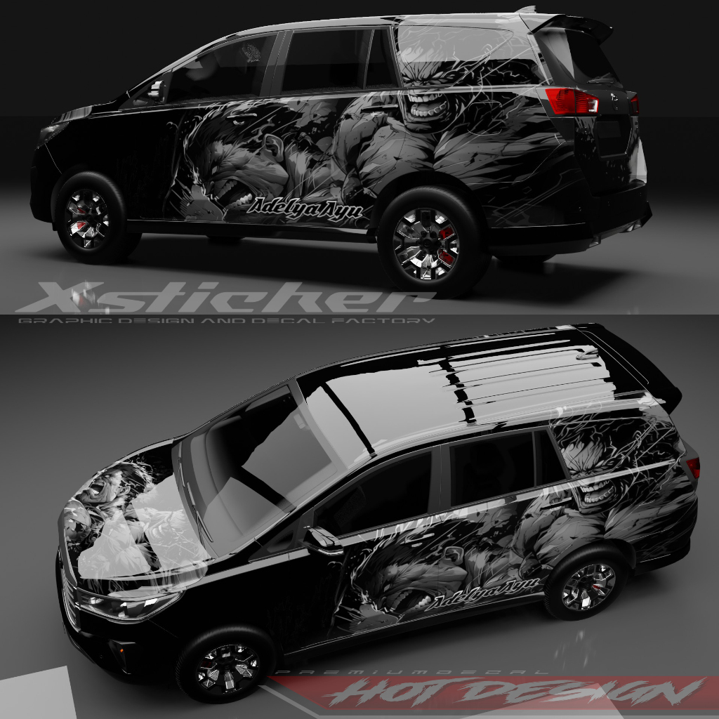 decal sticker mobil innova full body tanpa atap