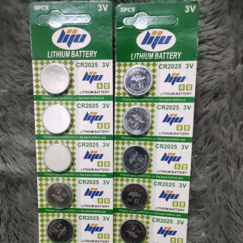 lithium hijau baterai cr2025 3V battery