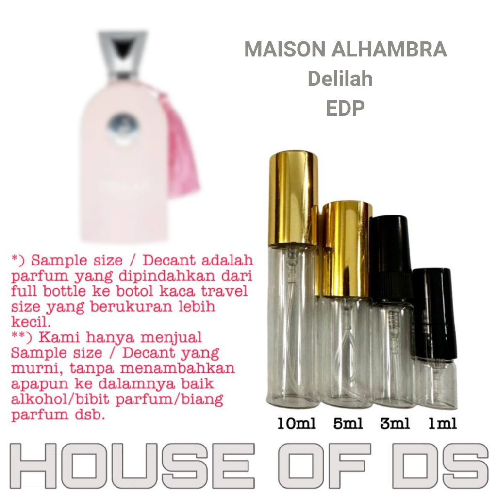 Decant Maison Alhambra Delilah EDP 2ml/3ml/5ml/10ml