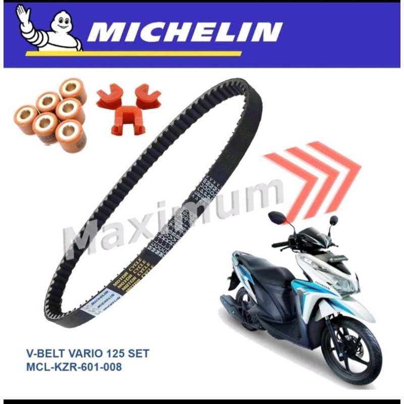 michelin van belt vbelt KZR vario 125 set roller