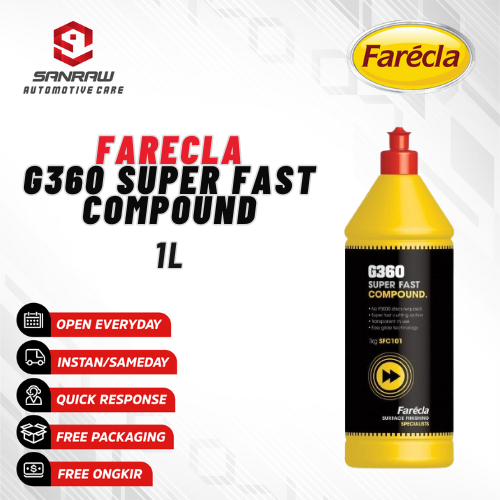 Farecla G360 Super Fast Compound Obat Penghilang Baret Lecet Halus Mobil Polish
