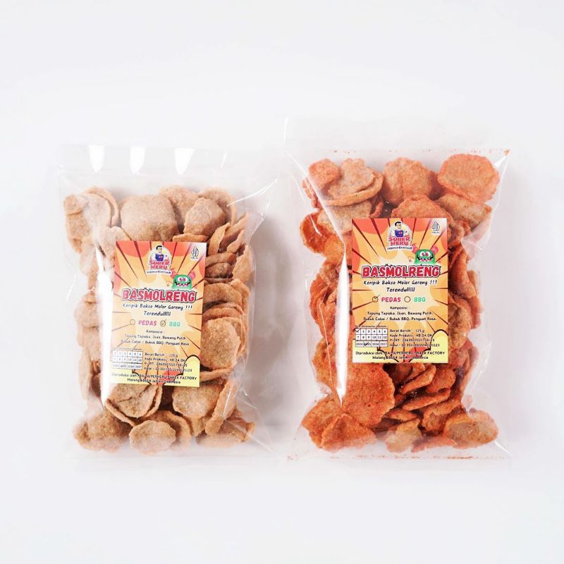 

Superheru Basreng Pedas Keripik Bakso Malang 100 gram