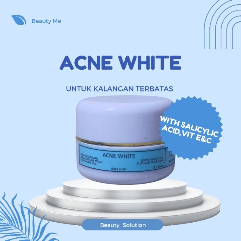 [label biru] ACNE WHITE APOTEK ANGGUN JELITA ORIGINAL / WHITENING ACNE PRONE SKIN / KRIM JERAWAT BAT