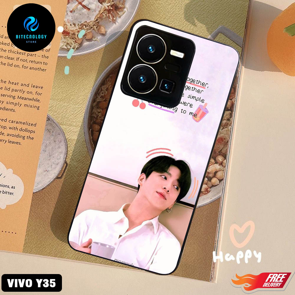 Case Vivo Y35 Y75/T1 5G Y15 Y21S Y20 Terbaru Fashion Case Gambar BTS - 02 - Casing Hp Case Murah Har