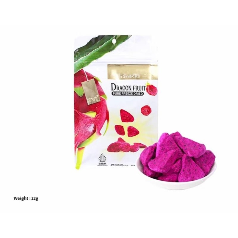 

Ursnacks Pure Freeze Dried Dragon Fruit 22gr