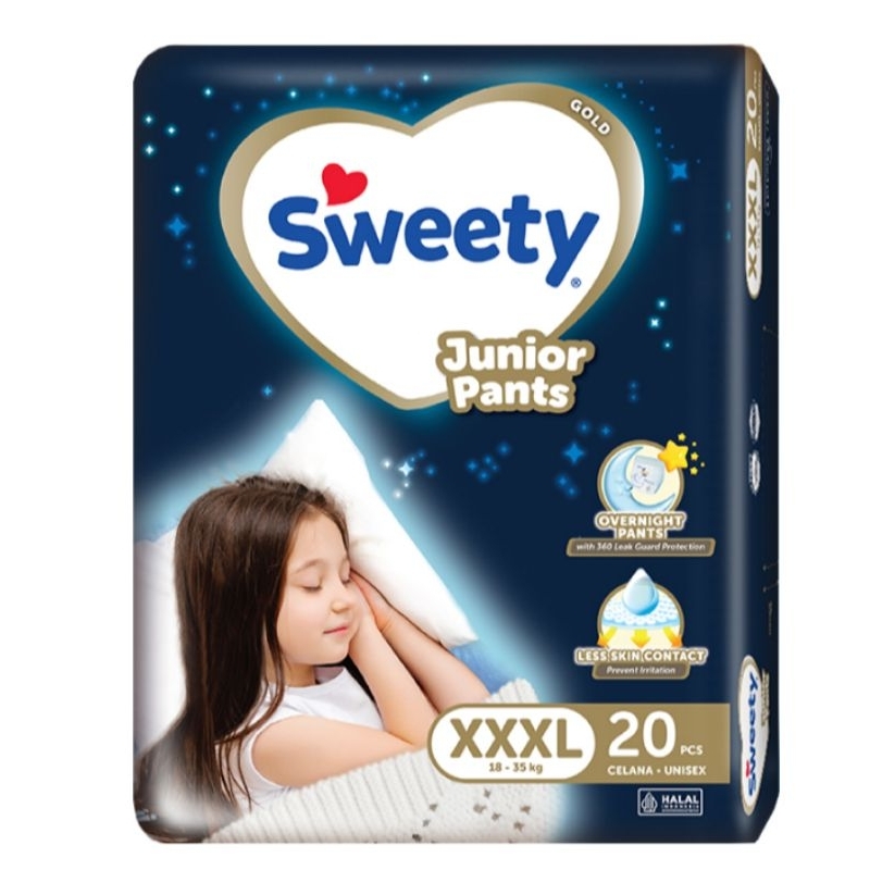 Sweety gold junior Pants popok celana bayi XXXL isi 20 pcs