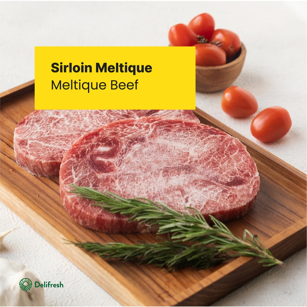 

Delifresh Beef Sirloin Meltique Steak 200 Gr