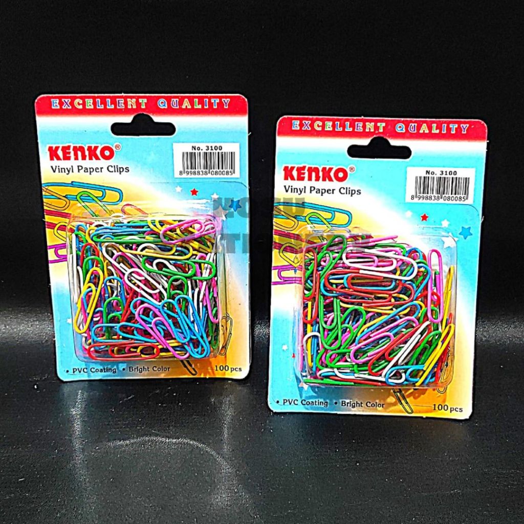 

KLIP KERTAS / PENJEPIT KERTAS / PAPER CLIP / PAPER CLIP COLOR C 3100 KENKO