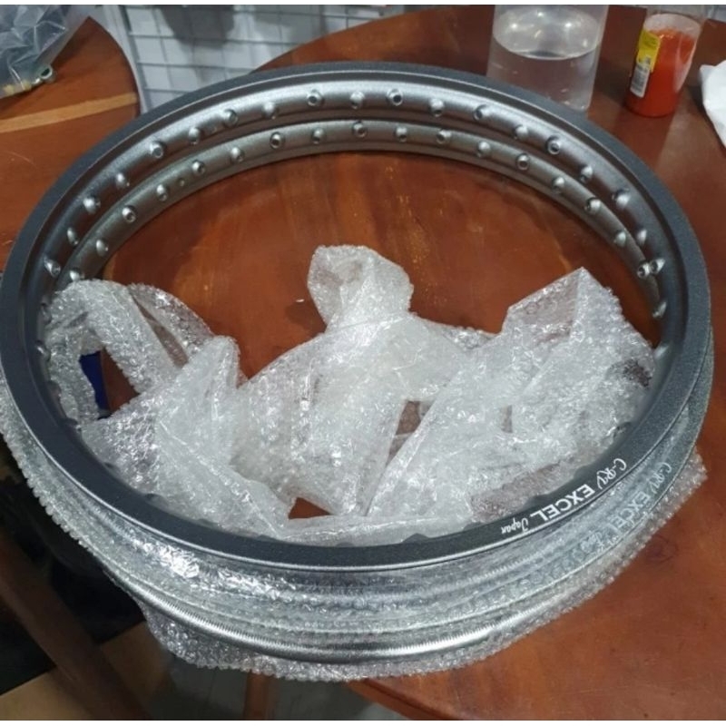 Velg Crv excel Japan 17 x 140 dan 18 x 160 Titanium Jeruk ori japan
