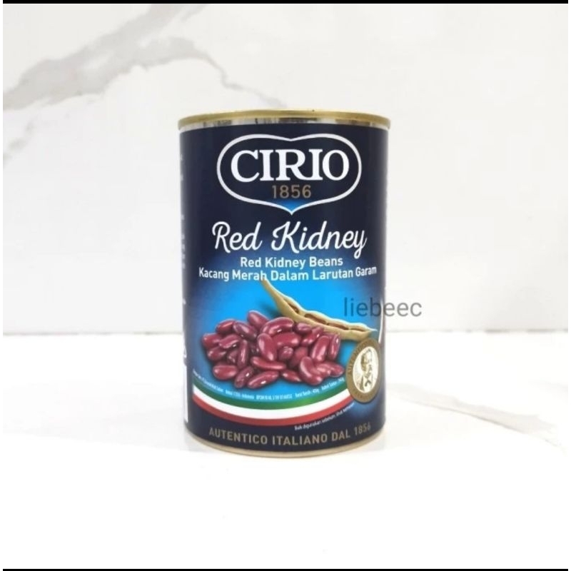 

Cirio Red Kidney Beans 400 Gr Kacang Merah Dalam Larutan Garam Kaleng 400gr