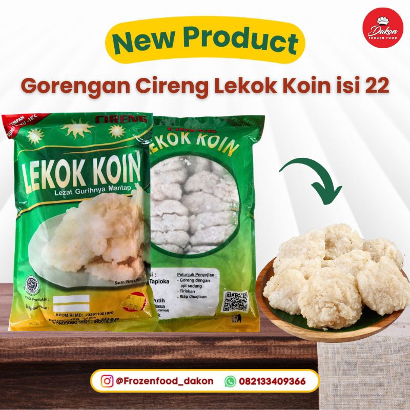 

Lekok Koin Cireng isi 22 (500g)