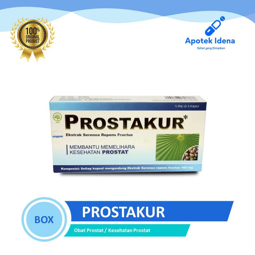 PROSTAKUR OBAT PROSTAT Original Per BOX Isi 30 kapsul - UNTUK KESEHATAN PROSTATPROSTAKUR OBAT PROSTA