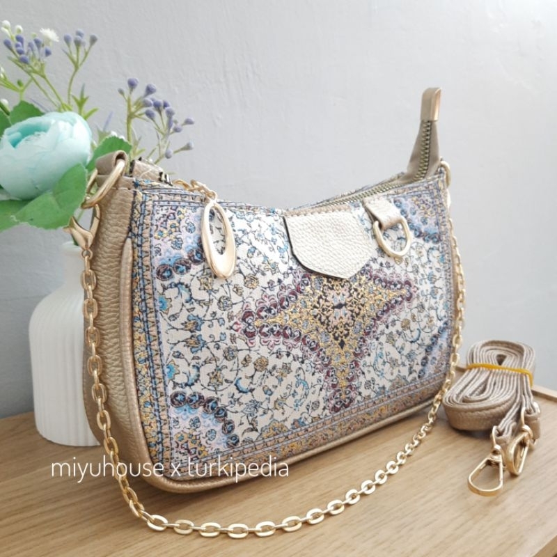 TAS SELEMPANG TURKI Sling Bag Cantik Asli 100% Turkey Souvenir Turki, Haji, Umroh - TURKIPEDIA