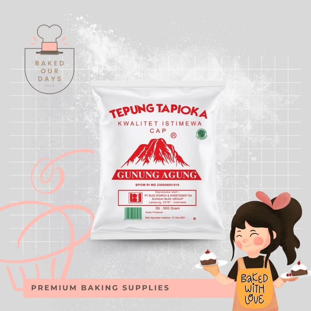 

Rose Brand - Tepung Tapioka Cap Gunung Agung 500 Gram