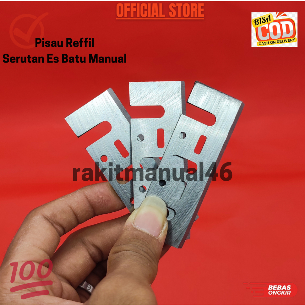 Refill Pisau Baja Serutan Es Batu | Refill Pisau Serut Es