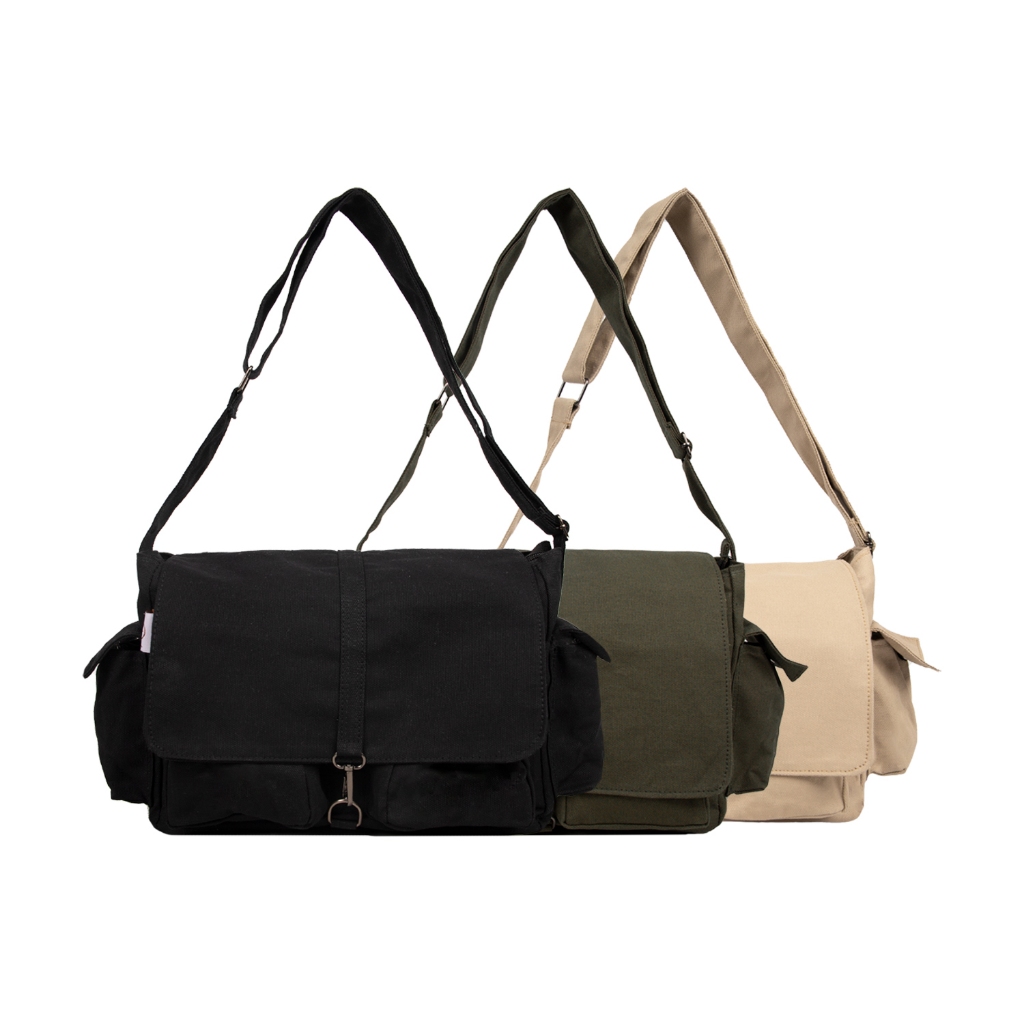 Megan Y2k Bag Medium Size by Money Alter / Tas Selempang Bahan Kanvas