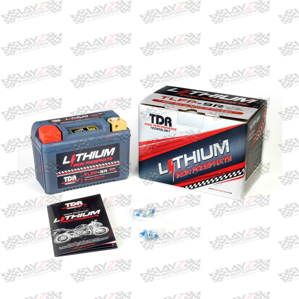 TDR AKI Litihium Ninja 250 Vespa Sprint Vespa GTS300 TLFP-9R 12V